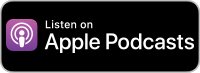 LIsten on apple podcasts badge